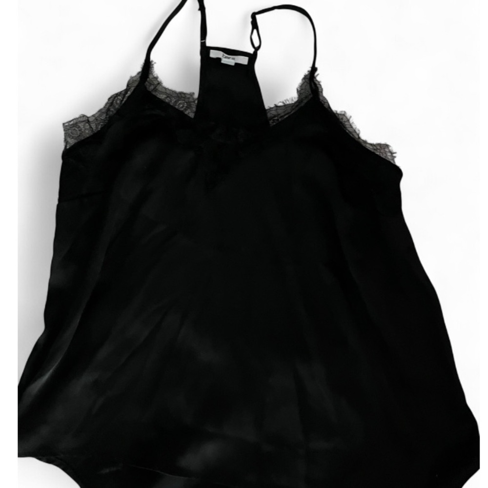 Black Lace Trim Camisole